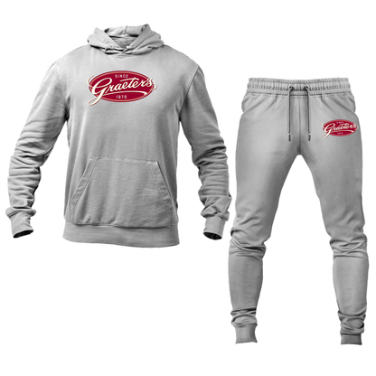 Men's Graeters  Logo Hoodie Joggers Set