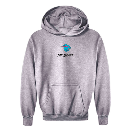 Youth Mr Beast Logo Pullover Hoodie