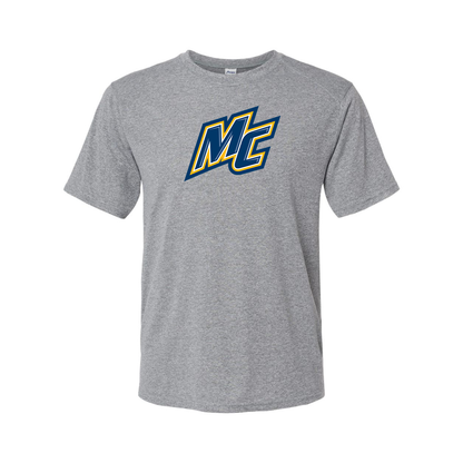 Men's Merrimack Warriors Logo Polyester T-Shirt