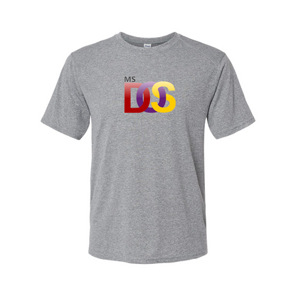 Men's MS DOS Logo Polyester T-Shirt