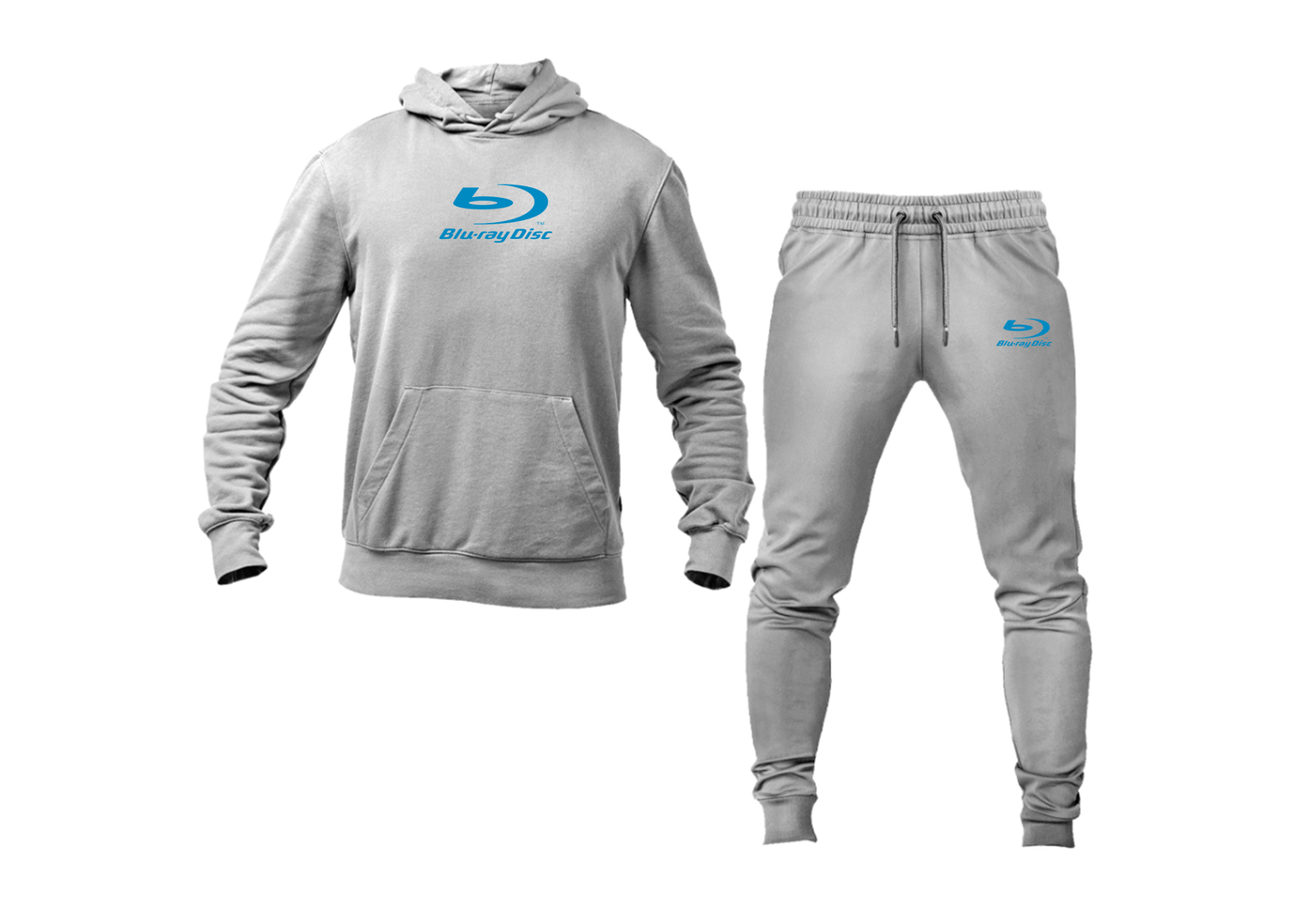 Men's Blu-Ray Logo Hoodie Joggers Set