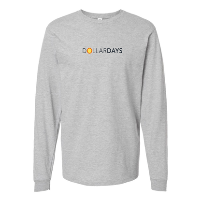 Men's Dollar Days Logo Cotton Long Sleeve T-Shirt