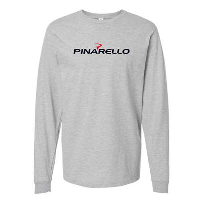 Youth Pinarello Logo Cotton Long Sleeve T-Shirt