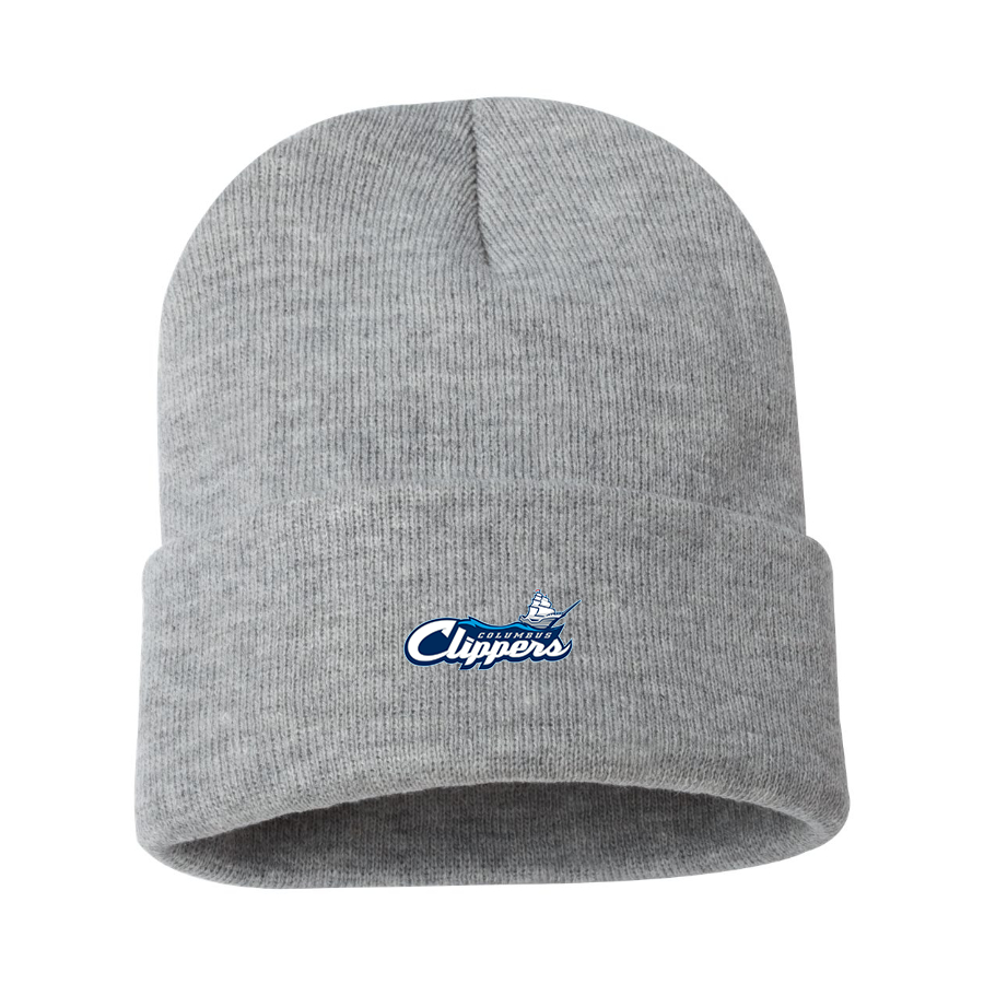 Columbus Clippers Logo Beanie Hat
