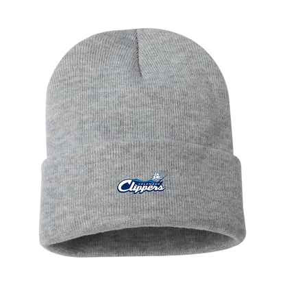 Columbus Clippers Logo Beanie Hat