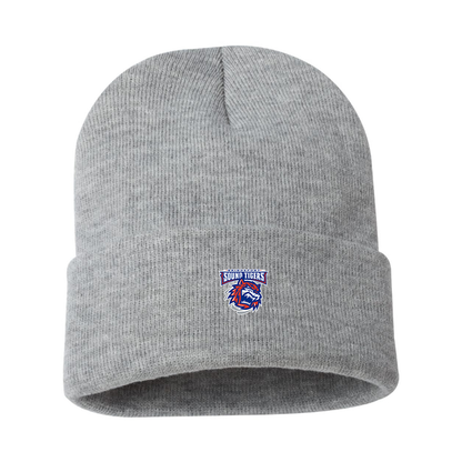 Bridgeport Sound Tigers Logo Beanie Hat