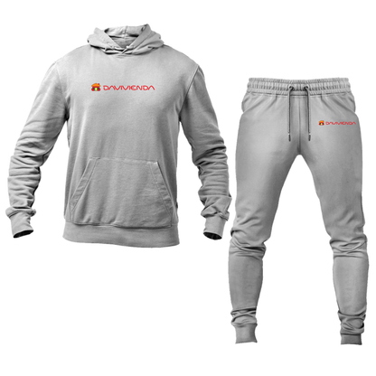 Men's Davivienda Logo Hoodie Joggers Set