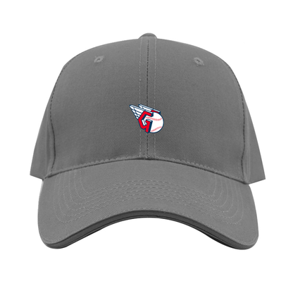 Cleveland Guardians  Logo  Dad Baseball Cap Hat