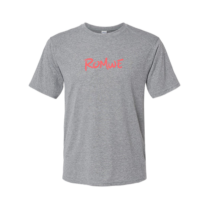 Men's Romwe Logo Polyester T-Shirt
