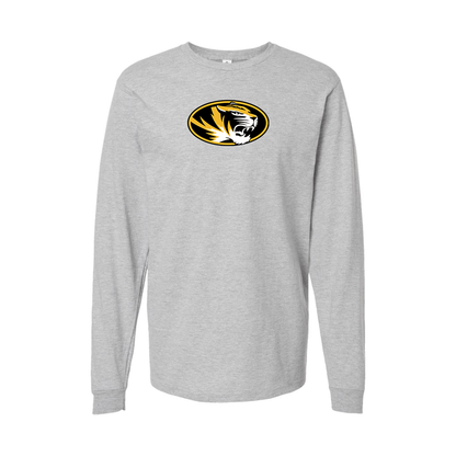 Youth Missouri Tigers Logo Cotton Long Sleeve T-Shirt