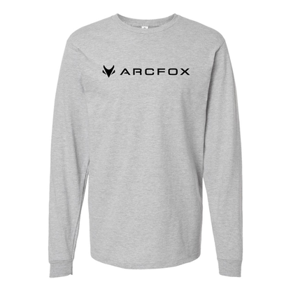 Men's Arcfox Logo Cotton Long Sleeve T-Shirt