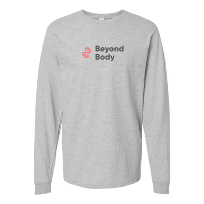Men's Byond Body Logo Cotton Long Sleeve T-Shirt
