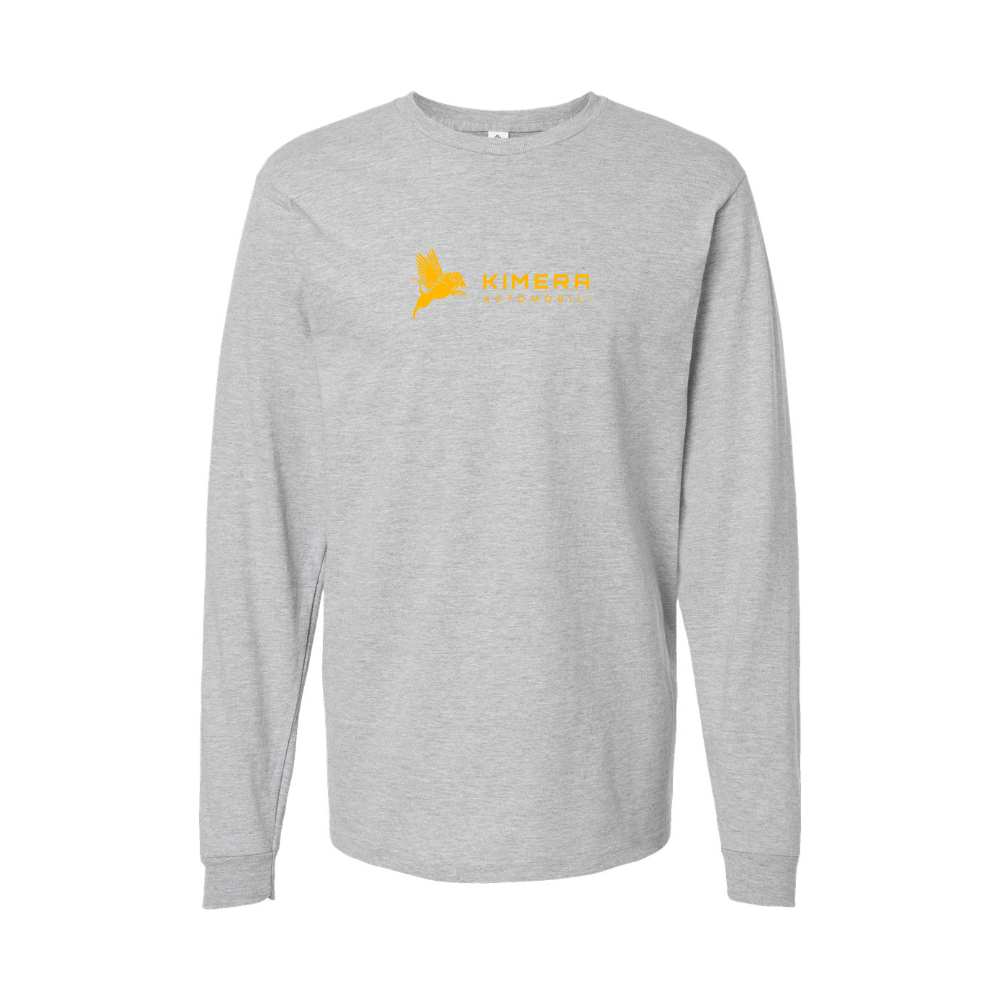 Youth Kimera Automobili Logo Cotton Long Sleeve T-Shirt