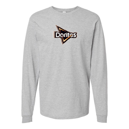 Men's Doritos Logo Cotton Long Sleeve T-Shirt