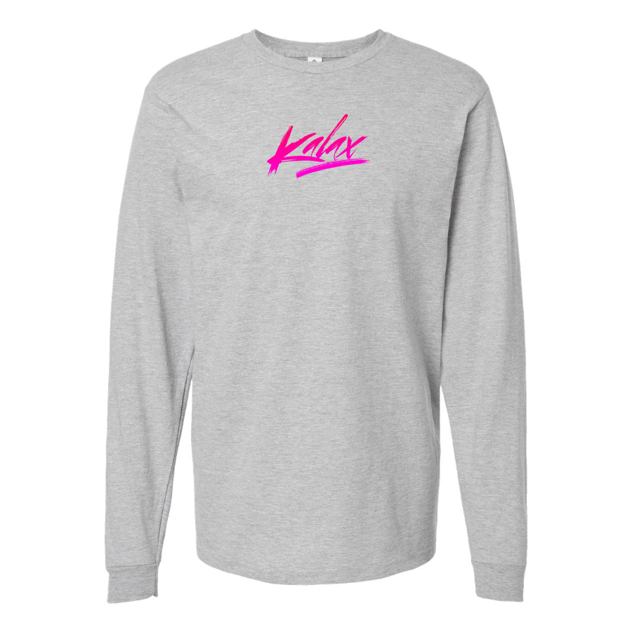 Men's  Kalax Logo  Cotton Long Sleeve T-Shirt