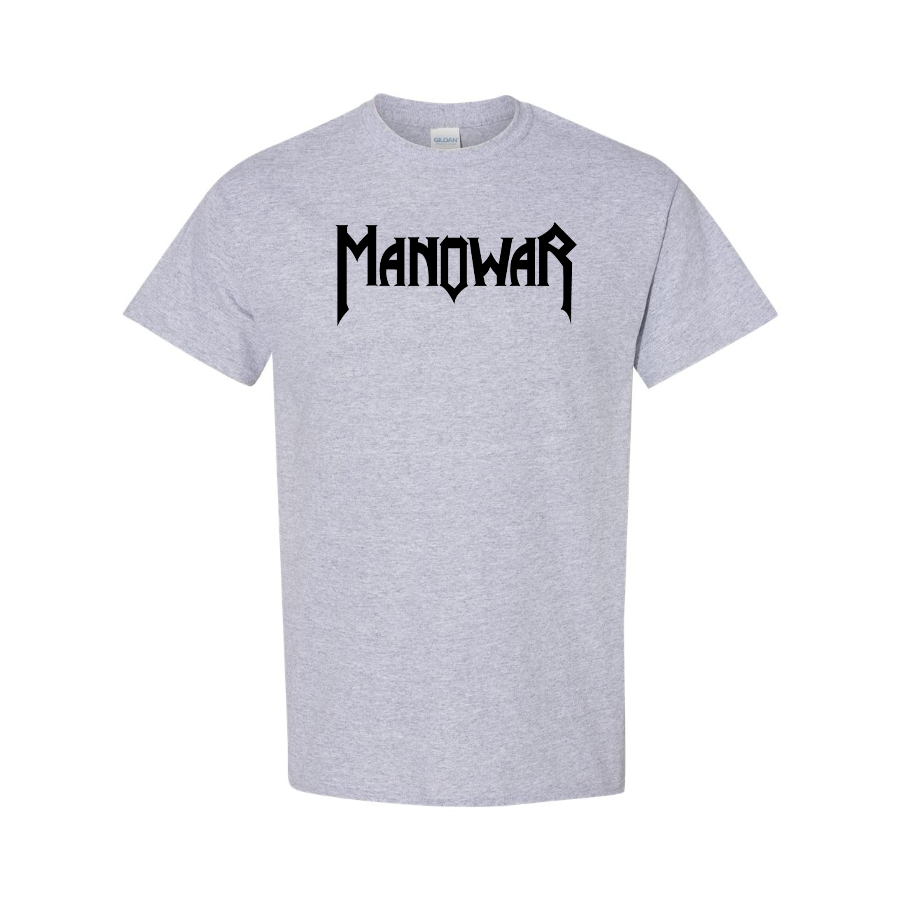 Men's Manowar Logo Cotton T-Shirt