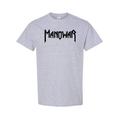 Men's Manowar Logo Cotton T-Shirt
