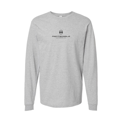 Youth Monte Carlo Automobiles Logo Cotton Long Sleeve T-Shirt