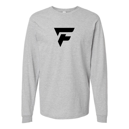 Youth Fittipaldi Logo Cotton Long Sleeve T-Shirt
