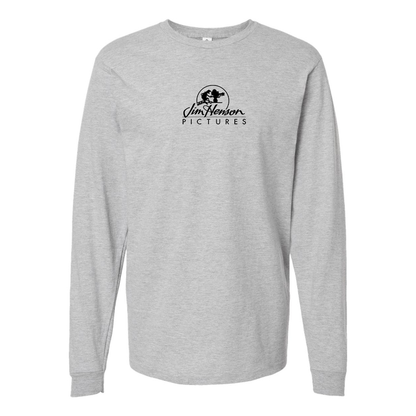 Men's Jim Henson Pictures Logo Cotton Long Sleeve T-Shirt