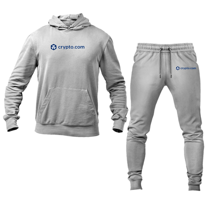 Men's Crypto.Com  Logo Hoodie Joggers Set