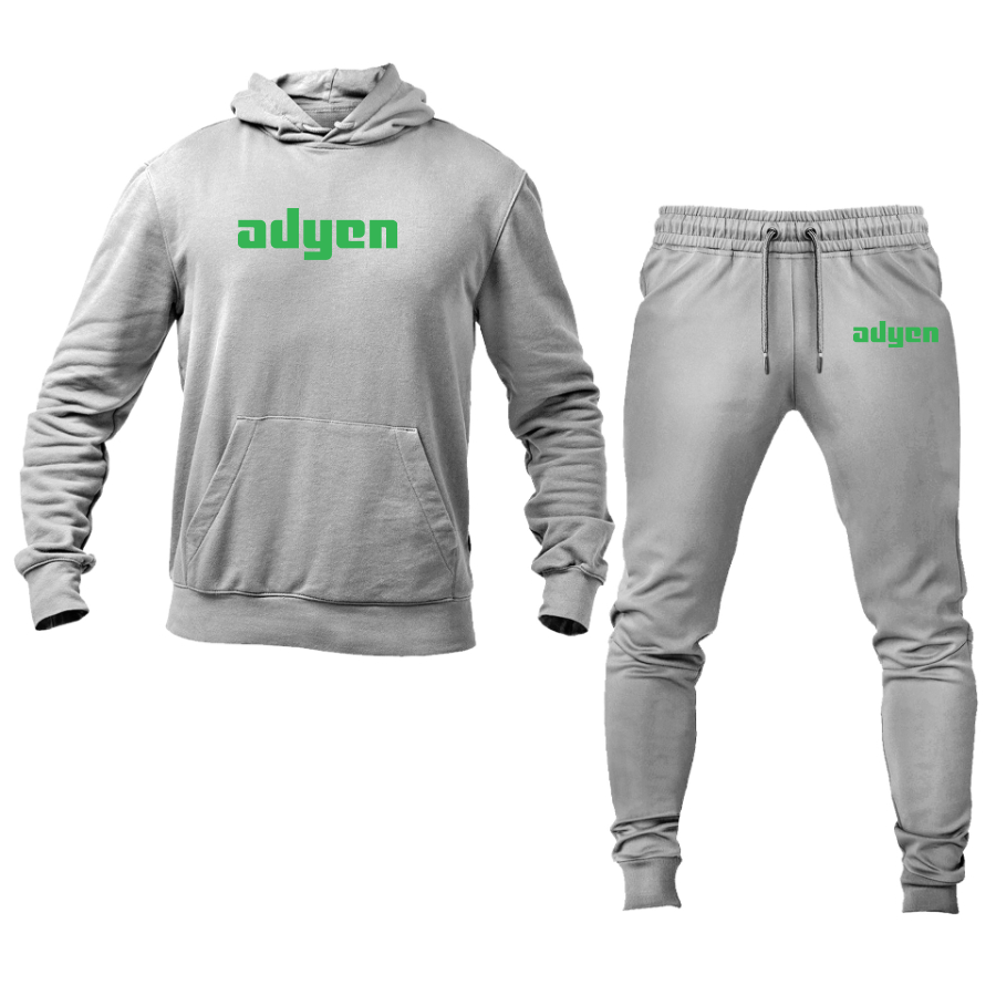 Men's Adyen Logo Hoodie Joggers Set