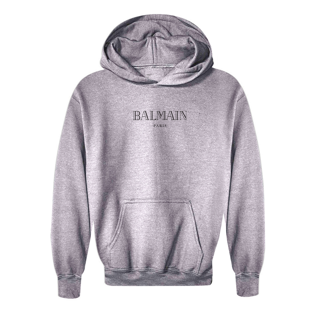 Youth  Balmain Logo  Pullover Hoodie