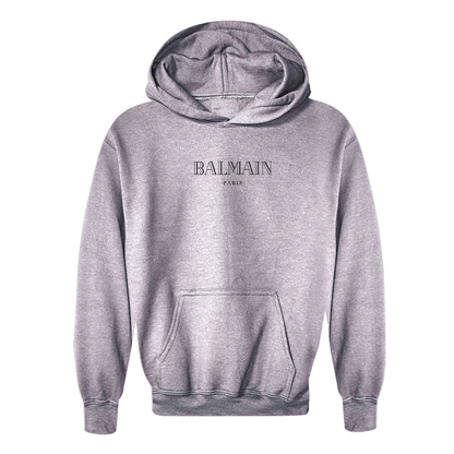 Youth  Balmain Logo  Pullover Hoodie