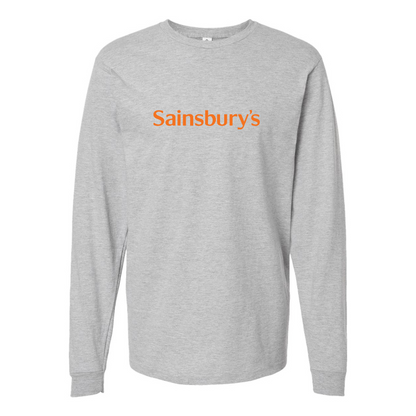 Men's Sainsbury_s Logo Long Sleeve T-Shirt