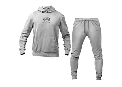 Men's Beijing Automobile Works Logo Hoodie Joggers Set