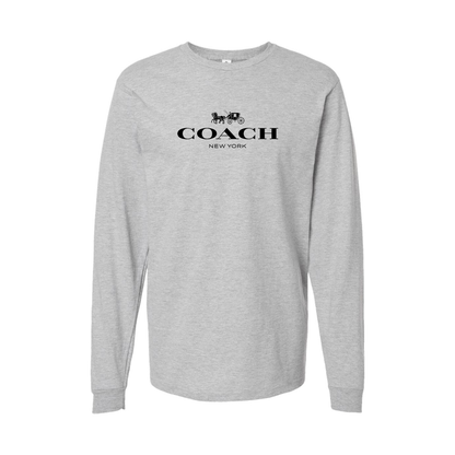 Youth Coach Logo Cotton Long Sleeve T-Shirt