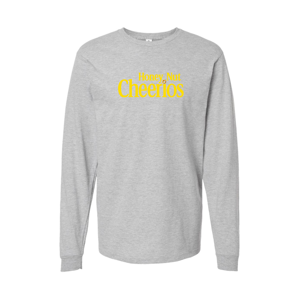 Youth Honey Nut Cheerios Logo Cotton Long Sleeve T-Shirt
