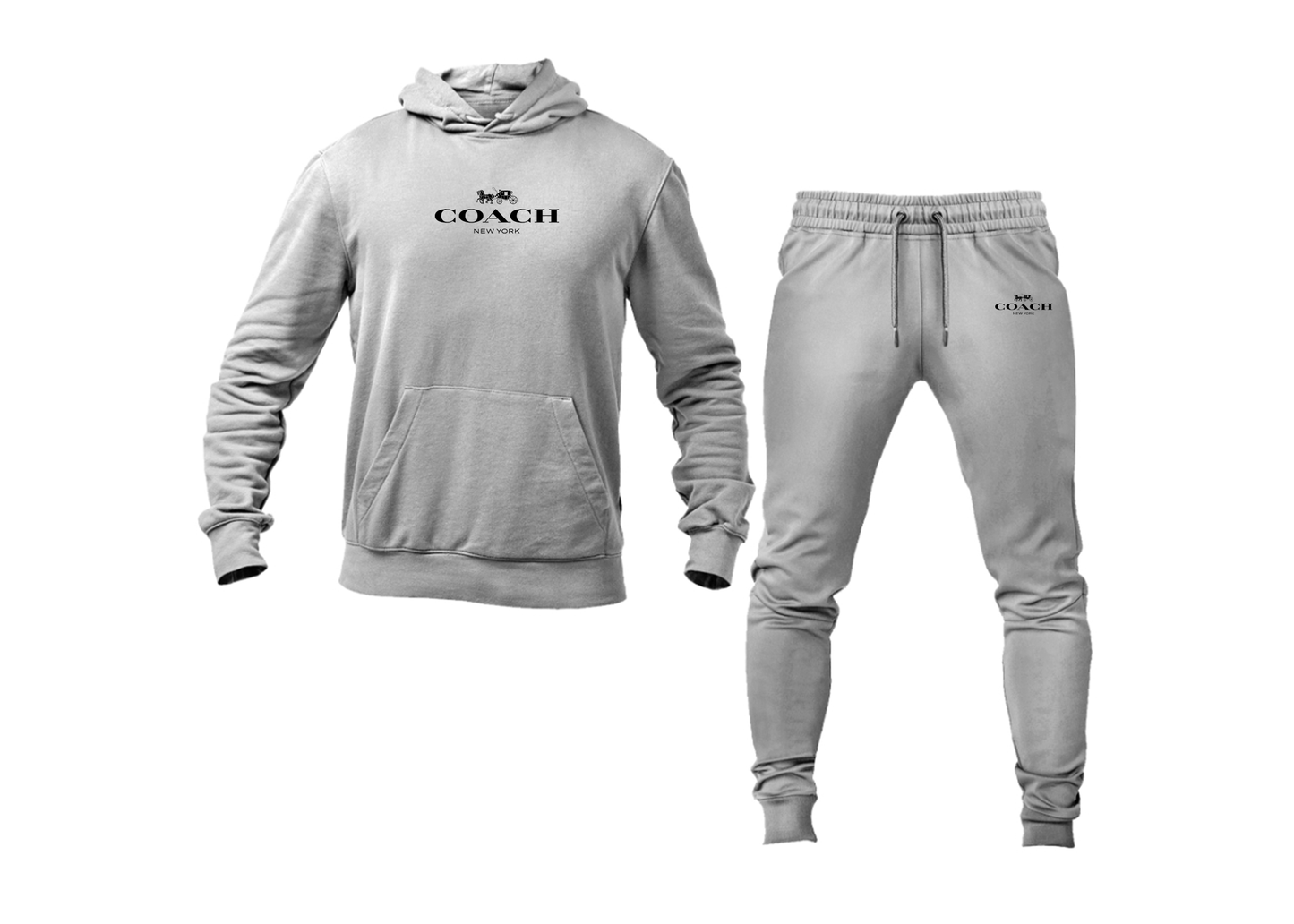 Men's Coach Logo Hoodie Joggers Set