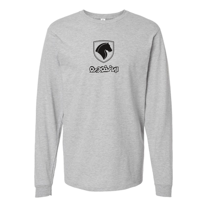 Men's Iran Khodro Logo Cotton Long Sleeve T-Shirt
