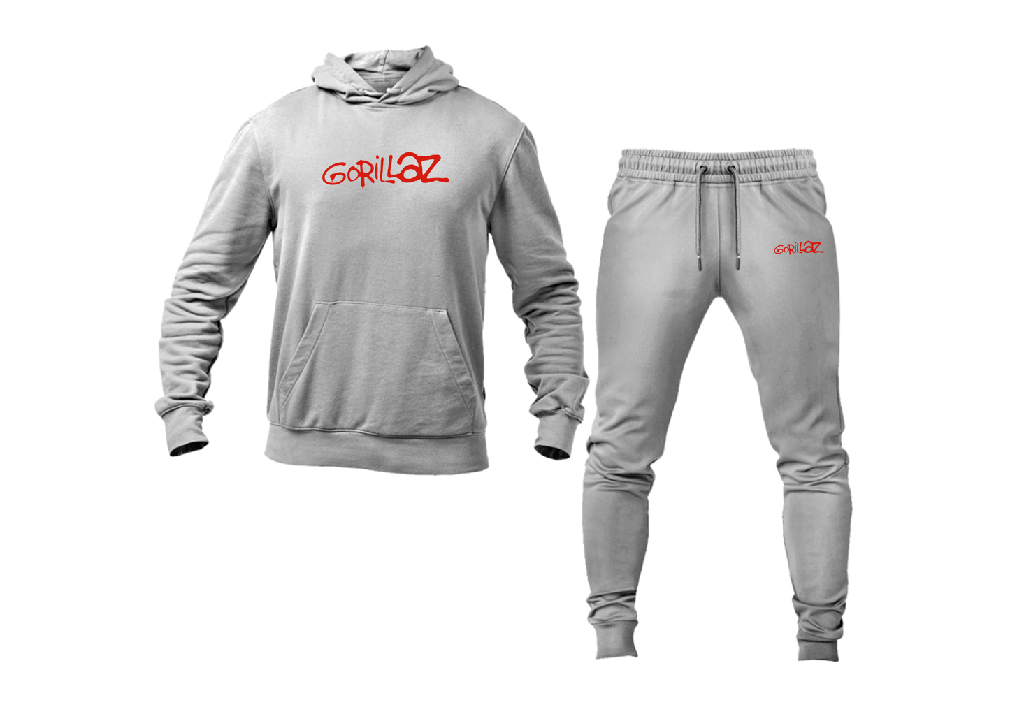 Men's Gorillaz Logo Hoodie Joggers Set