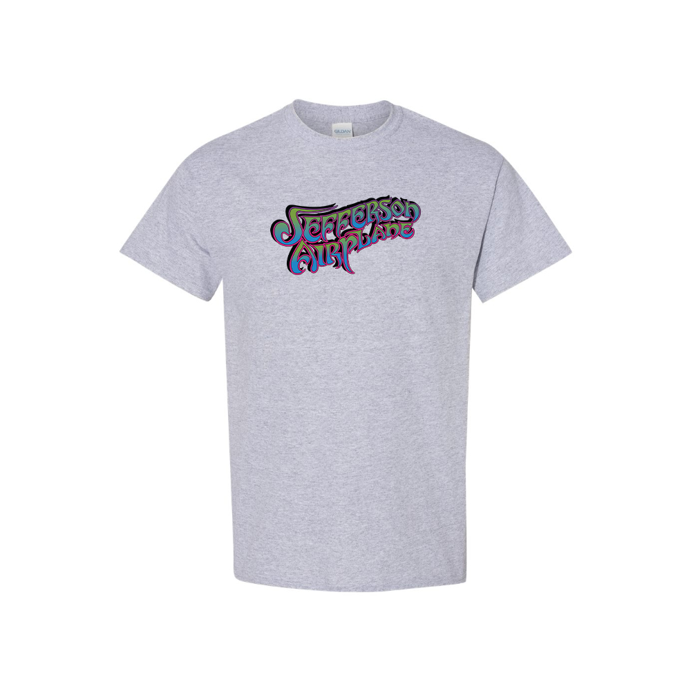 Men's Jefferson Airplane Logo Cotton T-Shirt