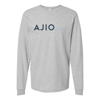 Men's Ajio Logo Cotton Long Sleeve T-Shirt