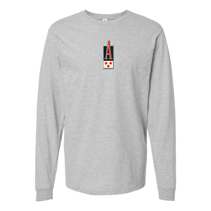 Men's Acadian Logo Cotton Long Sleeve T-Shirt