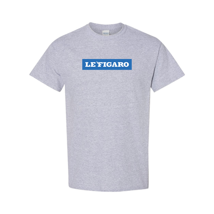 Men's Le Figaro Logo Cotton T-Shirt