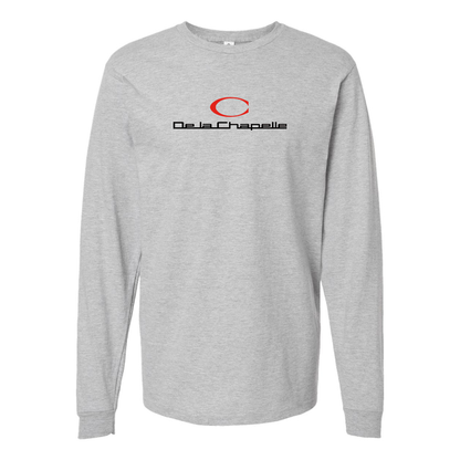 Men's De La Chapelle  Logo Cotton Long Sleeve T-Shirt