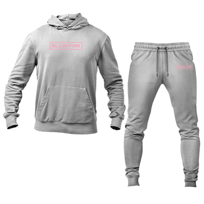 Men's Blackpink  Logo Hoodie Joggers Set