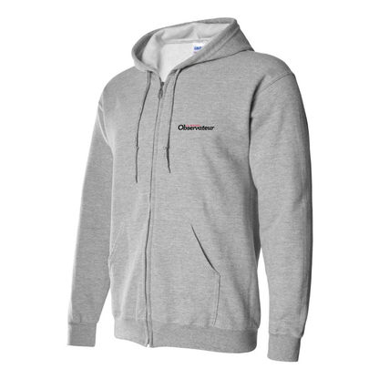 Men's Le Nouvel Observateur Logo  Zipper Hoodie