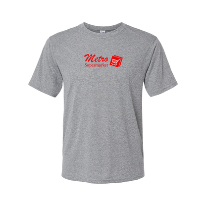 Men's Metro Supermarket Logo   Performance T-Shirt