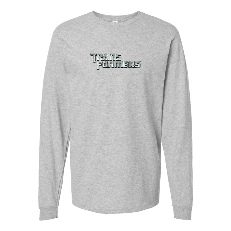 Men's Transformers Logo Long Sleeve T-Shirt