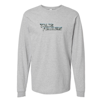 Men's Transformers Logo Long Sleeve T-Shirt