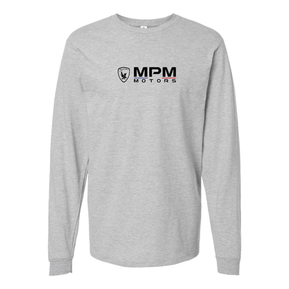 Men's MPM-Motors  Logo Cotton Long Sleeve T-Shirt