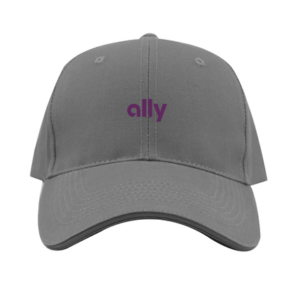 Ally Financial Logo  Dad Baseball Cap Hat