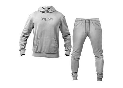 Men's Death Note Logo Hoodie Joggers Set