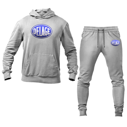 Men's Delage  Logo Hoodie Joggers Set