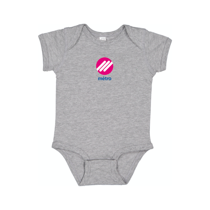 Lausanne Métro Logo  Baby Onesie Romper